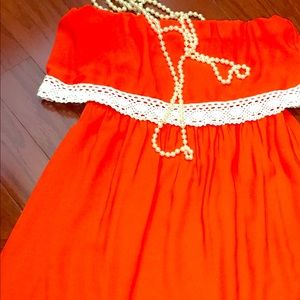 Pixie and Ivy size medium strapless dress